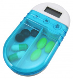 Medicijndoosje met timer en display Medicijndoosje met timer en display