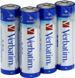 Verbatim batterier, AA(LR06), 4-pack, Alkaline, 1,5 V