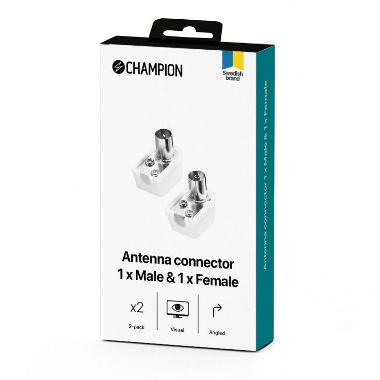 Champion Antennkontakt V Hane/hona