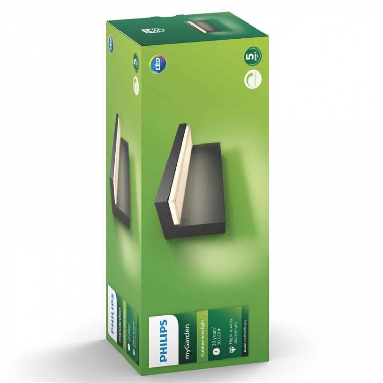 Philips Bustan Vägglampa LED 2x4,5W