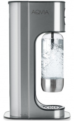 AGA Aqvia Exclusive Steel Black inclusief 2 flessen + kolsyrepatron