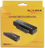 DeLOCK USB 3.0 till SATA direkt dockning, 6Gb/s, svart