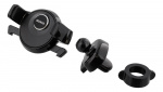 DELTACO Air vent car holder, for smartphones 60-88mm, rotatable, black