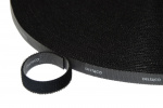 DELTACO Hook and loop fastener cable ties, width 10mm, 25m, black