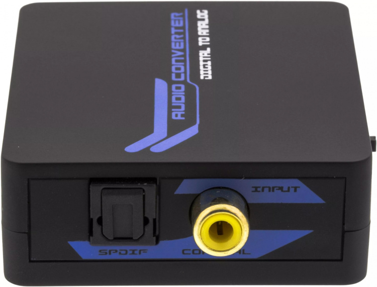 DELTACO audio converter from digital to analog with 3,5mm, black DELTACO audio converter from digital to analog with 3,5mm, black