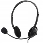 DELTACO Stereo Headset, microphone and volume control, 2x 3,5mm, black DELTACO Stereo Headset, microphone and volume control, 2x 3,5mm, black