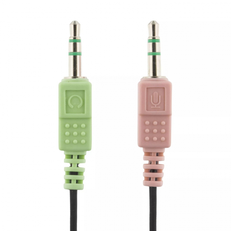 DELTACO Stereo Headset, microphone and volume control, 2x 3,5mm, black DELTACO Stereo Headset, microphone and volume control, 2x 3,5mm, black