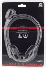 DELTACO Stereo Headset, microphone and volume control, 2x 3,5mm, black DELTACO Stereo Headset, microphone and volume control, 2x 3,5mm, black