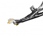 DELTACO nylon wire tube, 25mm diameter tool included, 2.5m, black DELTACO nylon wire tube, 25mm diameter tool included, 2.5m, black