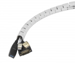 DELTACO nylon wire tube, 25mm diameter tool included, 2.5m, white