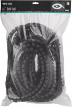 DELTACO nylon wire tube, 25mm diameter tool included, 20m, black DELTACO nylon wire tube, 25mm diameter tool included, 20m, black