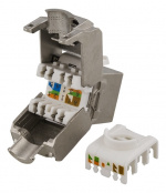 DELTACO FTP Cat6a Keystone Connector,  DELTACO FTP Cat6a Keystone Connector,