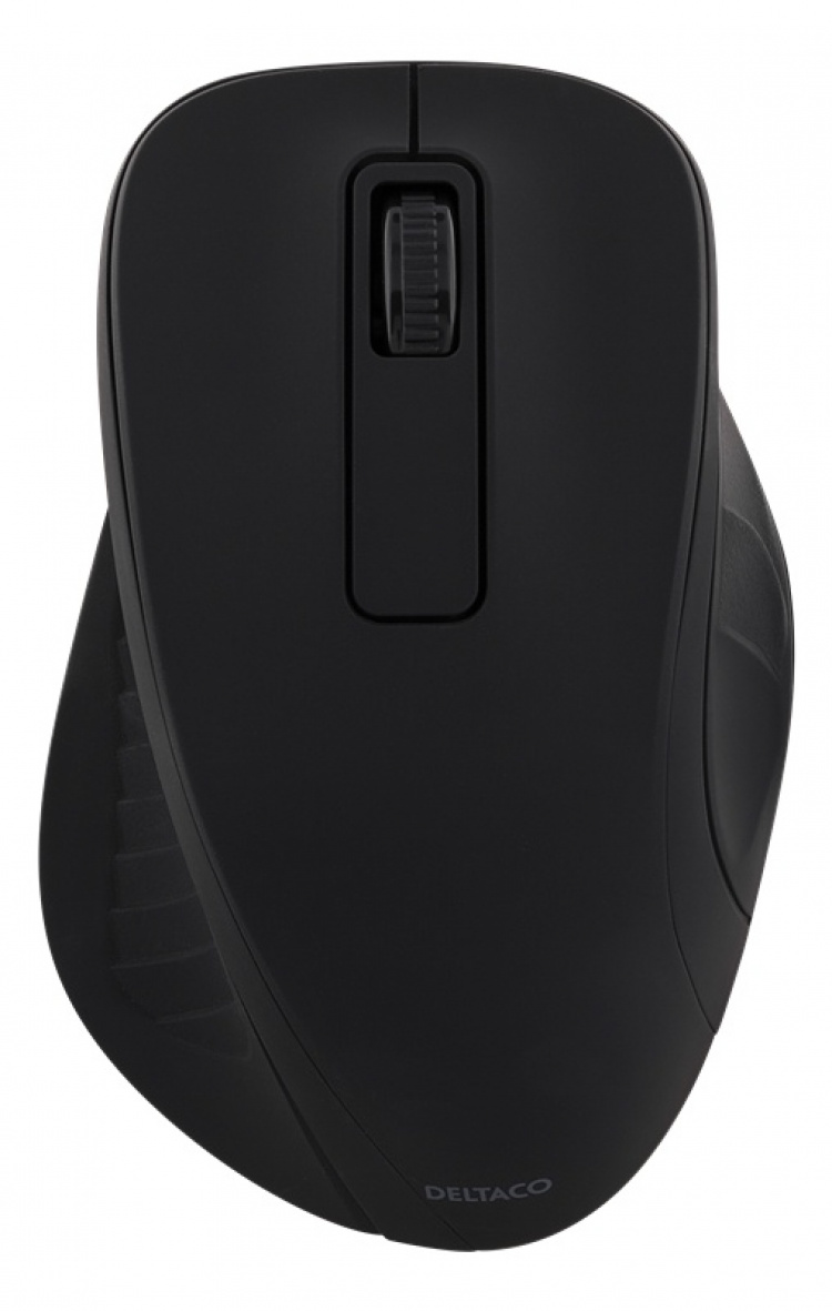 DELTACO wireless optical mouse 2,4GHz, 3 buttons with a scroll, black