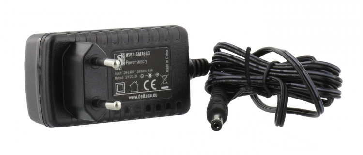 DELTACO USB 3.0 to SATA 6Gb/s adapter, for 2,5/3,5