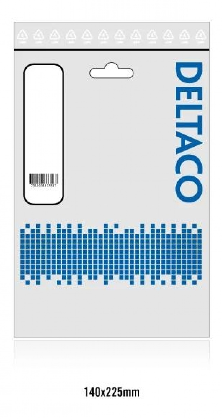 DELTACO USB 2.0 Cable, Type A - Type C ma, 1.5m, white