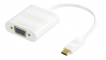 DELTACO USB 3.1 to VGA adapter, Type C ma - VGA fe, 1080p, white DELTACO USB 3.1 to VGA adapter, Type C ma - VGA fe, 1080p, white