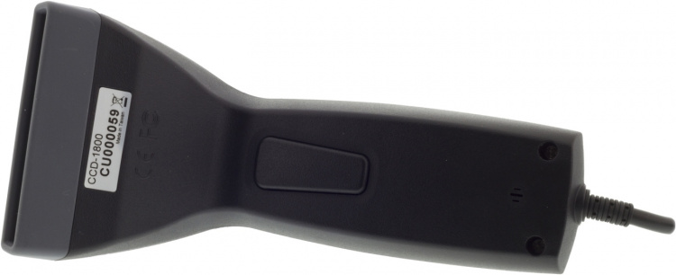 Streckkodsläsare med CCD-teknik, 80mm räckvidd, USB-ström, svart Streckkodsläsare med CCD-teknik, 80mm räckvidd, USB-ström, svart