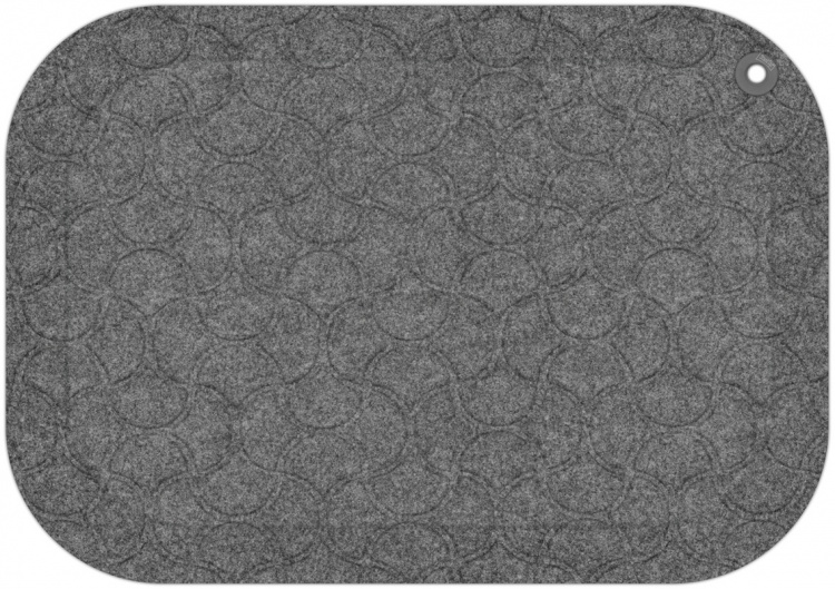 Matting StandUp, ergonomisk arbetsplatsmatta, svart