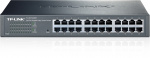 TP-LINK, nätverksswitch, 24-ports 10/100/1000Mbps, RJ45, svart