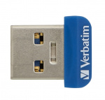 Verbatim StoreNStay Nano U3, USB3.0 minne, 16GB, blå