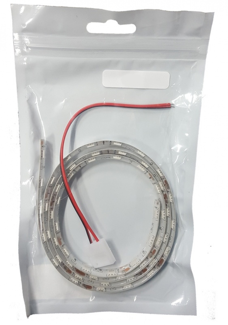 Witte LED-strip met dubbele plakband, SMD, 120cm