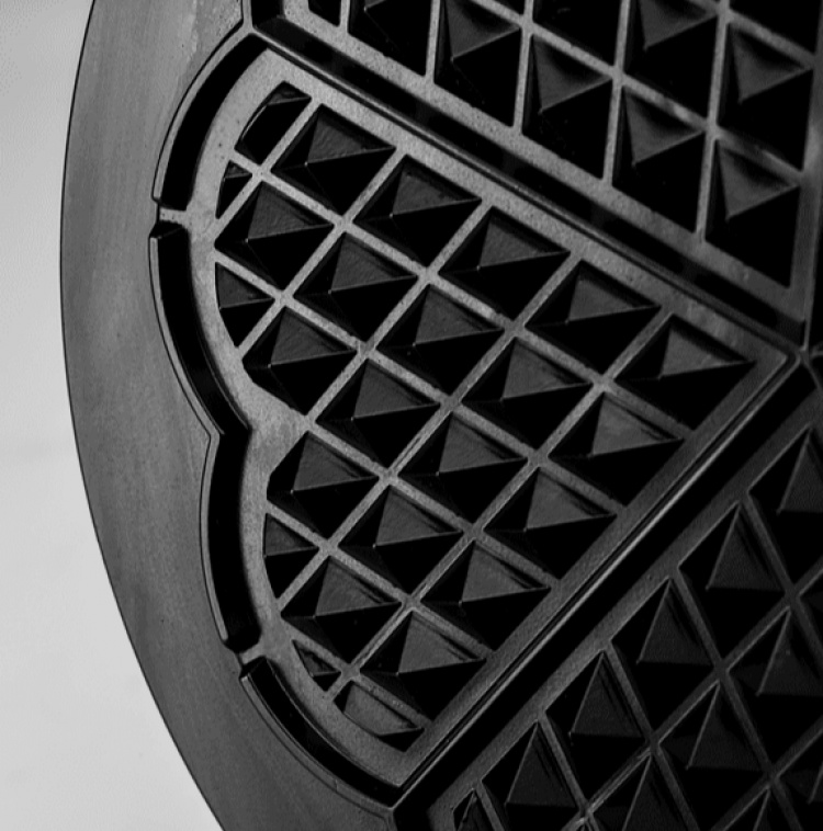 OBH Nordica Wafelijzer 6969 Select Dubbel, Zwart OBH Nordica Wafelijzer 6969 Select Dubbel, Zwart