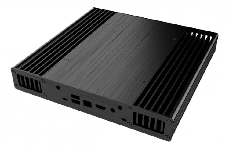 Akasa Plato X7 Slim fanless case for Intel 7th Generation NUC, black