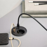 Powerdot Satellit PD12 - satellit, 1x CEE 7/4, RJ45, USB, svart Powerdot Satellit PD12 - satellit, 1x CEE 7/4, RJ45, USB, svart