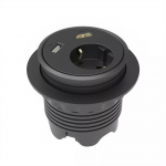 Powerdot Satellit PD13 - satellit, 1x CEE 7/4, HDMI, USB, svart Powerdot Satellit PD13 - satellit, 1x CEE 7/4, HDMI, USB, svart