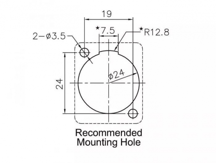 Delock Keystone Halterung 1 port for D-Type