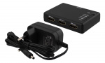 DELTACO HDMI splitter, 1x HDMI in, 4x HDMI out, 6,75 Gbit/s, black