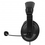 DELTACO USB stereo headset, 40mm drivers, 32 ohm, 20Hz-20kHz, black DELTACO USB stereo headset, 40mm drivers, 32 ohm, 20Hz-20kHz, black