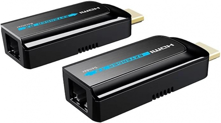 HDMI extender, punt-tot-punt configuratie, 1080p, 120m, zwart