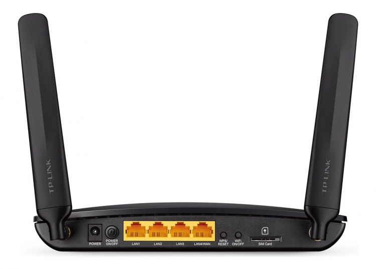 TP-Link wireless 3G/4G router, 2,4GHz, 300Mbps, 4xLAN/WAN, black TP-Link wireless 3G/4G router, 2,4GHz, 300Mbps, 4xLAN/WAN, black