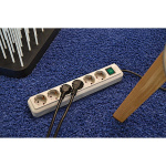 brennenstuhl Stekkerdoos Eco-Line 3-voudig 3.00 m Wit - Geaard TYPE F