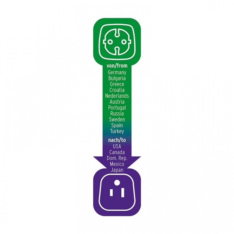 Reisstekkeradapter voor VS-, Japan-stopcontact en eurostekker Reisstekkeradapter voor VS-, Japan-stopcontact en eurostekker