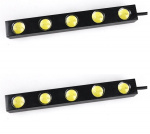 DRL - waarschuwingslicht, 5 stuks HighPower-LED, 5W