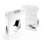 DESIRE2 View Desk Stand Silver Adjustable Tablets and Smartphones