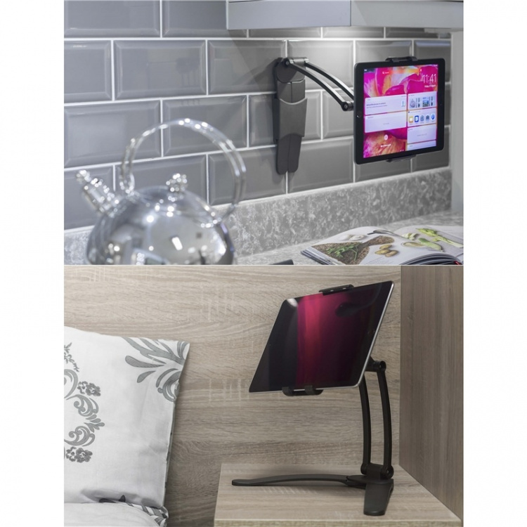 DESIRE2 View 2in1 Tablet Stand Black Portable or Wall Mounted