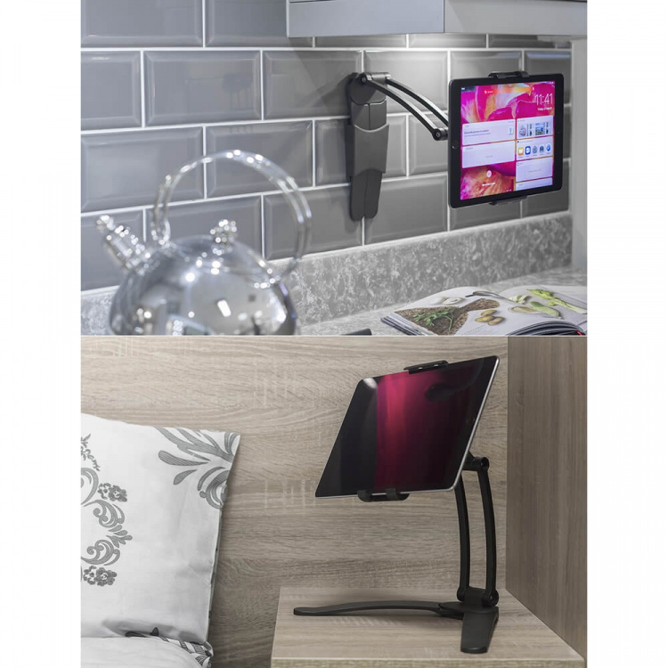 DESIRE2 View 2in1 Tablet Stand Black Portable or Wall Mounted