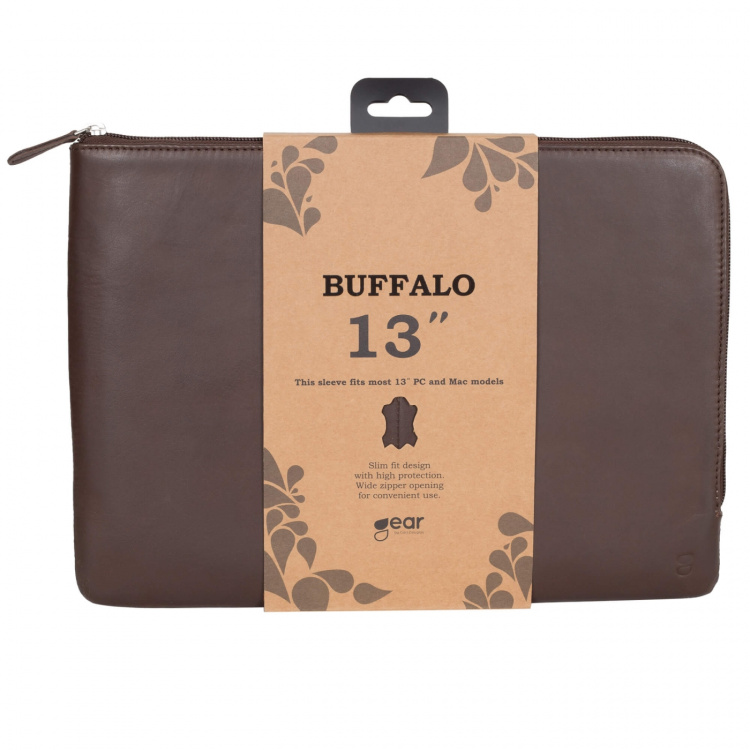 BUFFALO Computer Sleeve Brown 13 BUFFALO Computer Sleeve Brown 13
