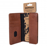 BUFFALO Wallet Leather Brown 3 Cardpockets Universal to 5,5 BUFFALO Wallet Leather Brown 3 Cardpockets Universal to 5,5