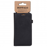 BUFFALO Wallet Leather Black 3 Cardpockets Samsung Galaxy J5 2017 BUFFALO Wallet Leather Black 3 Cardpockets Samsung Galaxy J5 2017