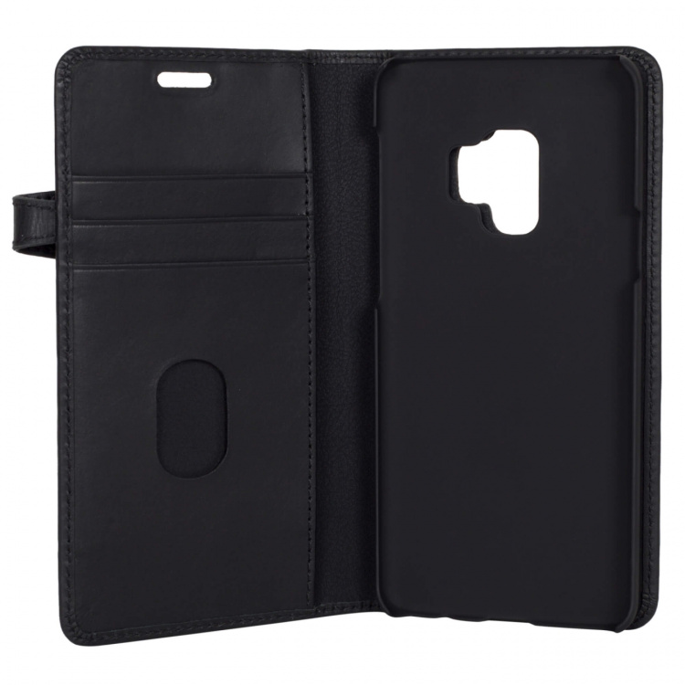 BUFFALO Wallet Leather Black 3 Cardpockets Samsung Galaxy S9 BUFFALO Wallet Leather Black 3 Cardpockets Samsung Galaxy S9