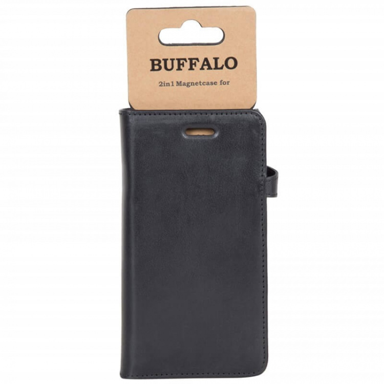 BUFFALO Wallet Leather Black 3 Cardpockets Samsung Galaxy S9 BUFFALO Wallet Leather Black 3 Cardpockets Samsung Galaxy S9