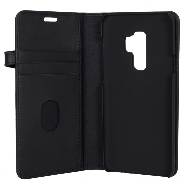 BUFFALO Wallet Leather Black 3 Cardpockets Samsung Galaxy S9 Plus