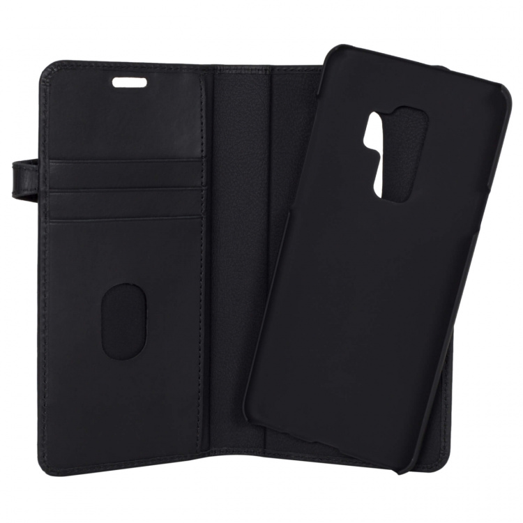 BUFFALO Wallet Leather Black 3 Cardpockets Samsung Galaxy S9 Plus