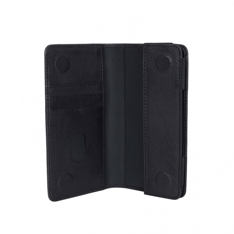 BUFFALO Wallet Leather Black 3 Cardpockets Universal up to 5 BUFFALO Wallet Leather Black 3 Cardpockets Universal up to 5