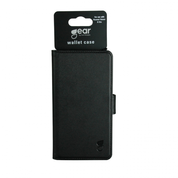 GEAR Wallet Black 3 Cardpockets Huawei Honor 8 Lite GEAR Wallet Black 3 Cardpockets Huawei Honor 8 Lite
