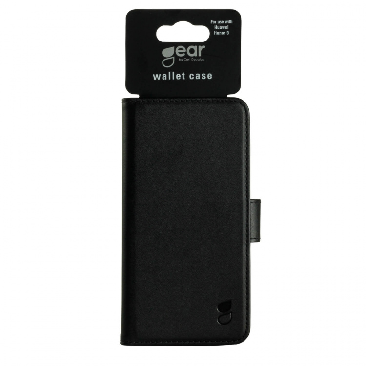 GEAR Wallet Black 3 Cardpockets Huawei Honor 9 GEAR Wallet Black 3 Cardpockets Huawei Honor 9